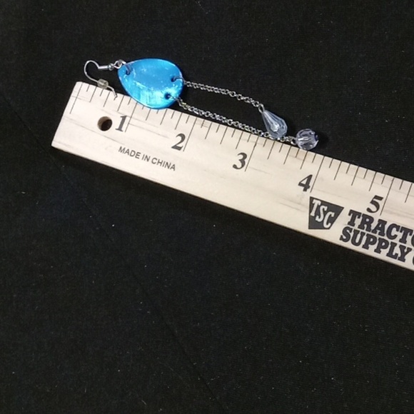 Vintage Shira LTD Necklace Earring Set 19"-21" W/ 5" Tear Drop Tassel 4" Earring - Picture 6 of 7